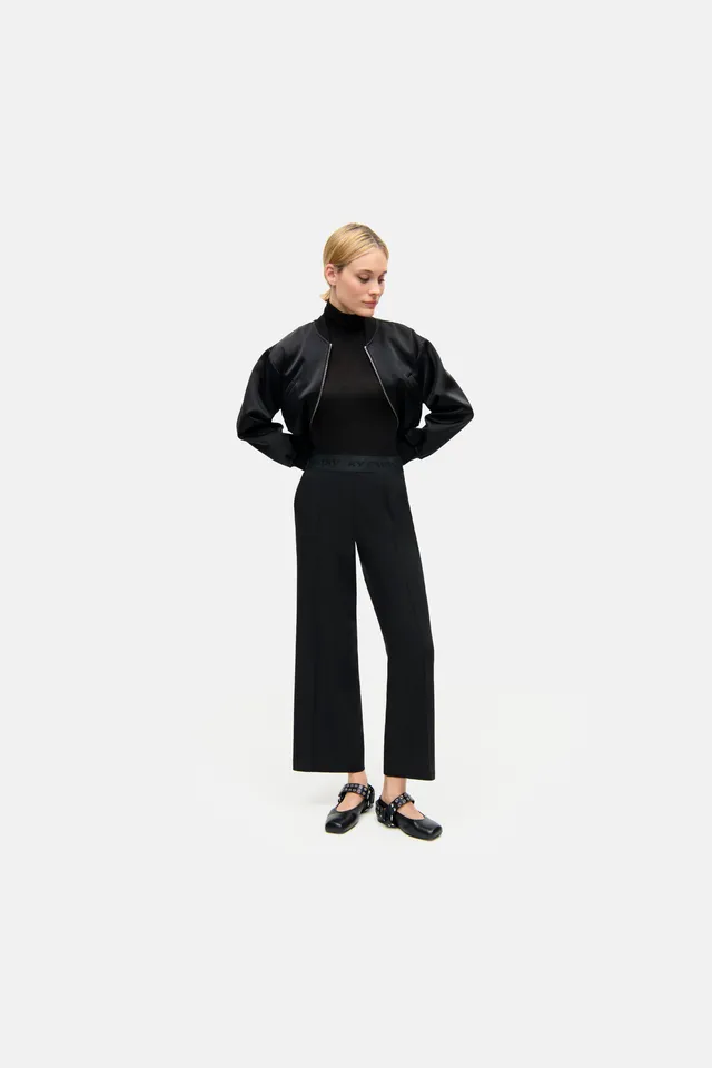 cambio-cameron-culotte-wide-leg-hose-7-8-schwarz image 1
