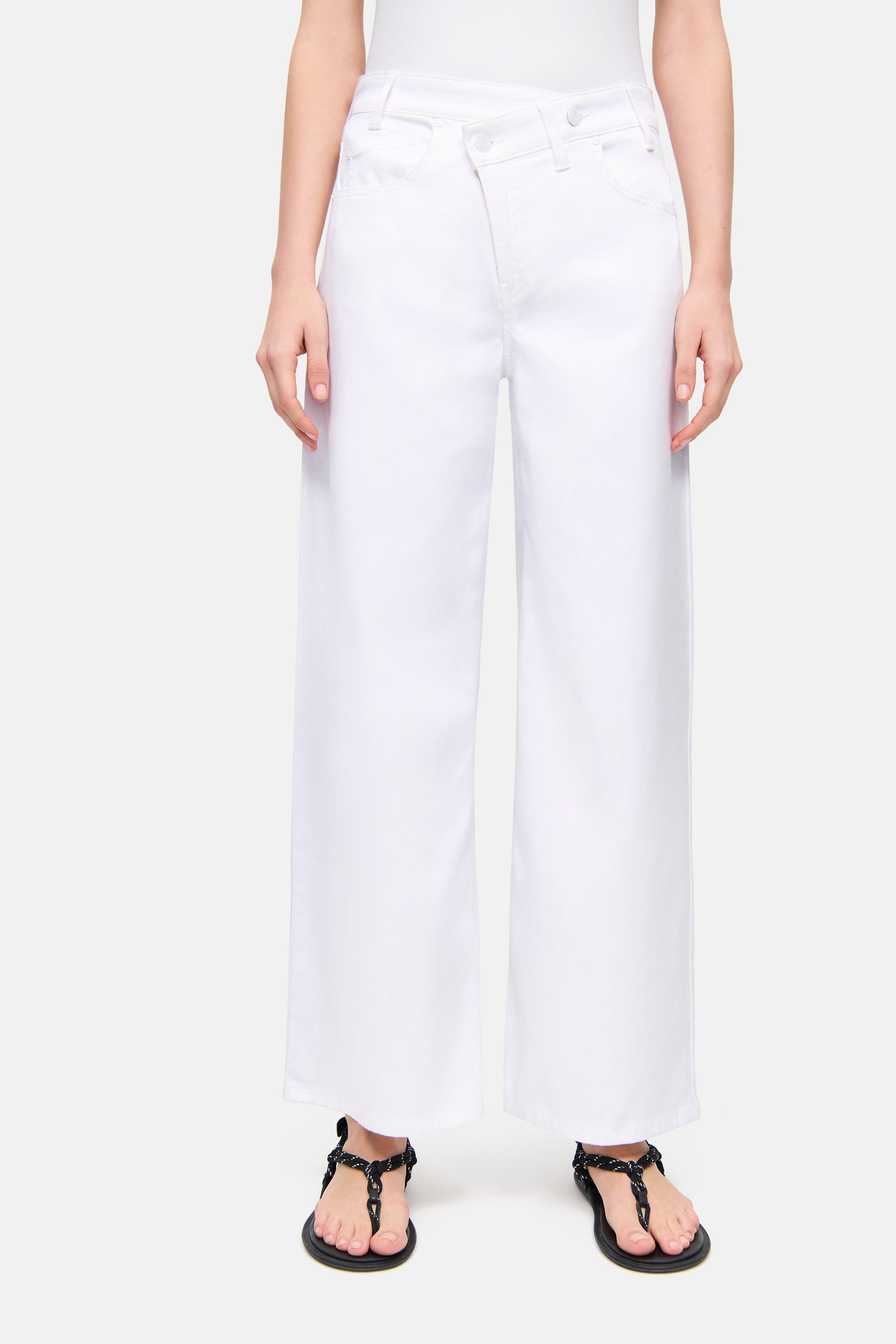 cambio-baggy-asymmetrical-hose-weit-geschnittenes-bein-mit-asymmetrischem-berlap image 2