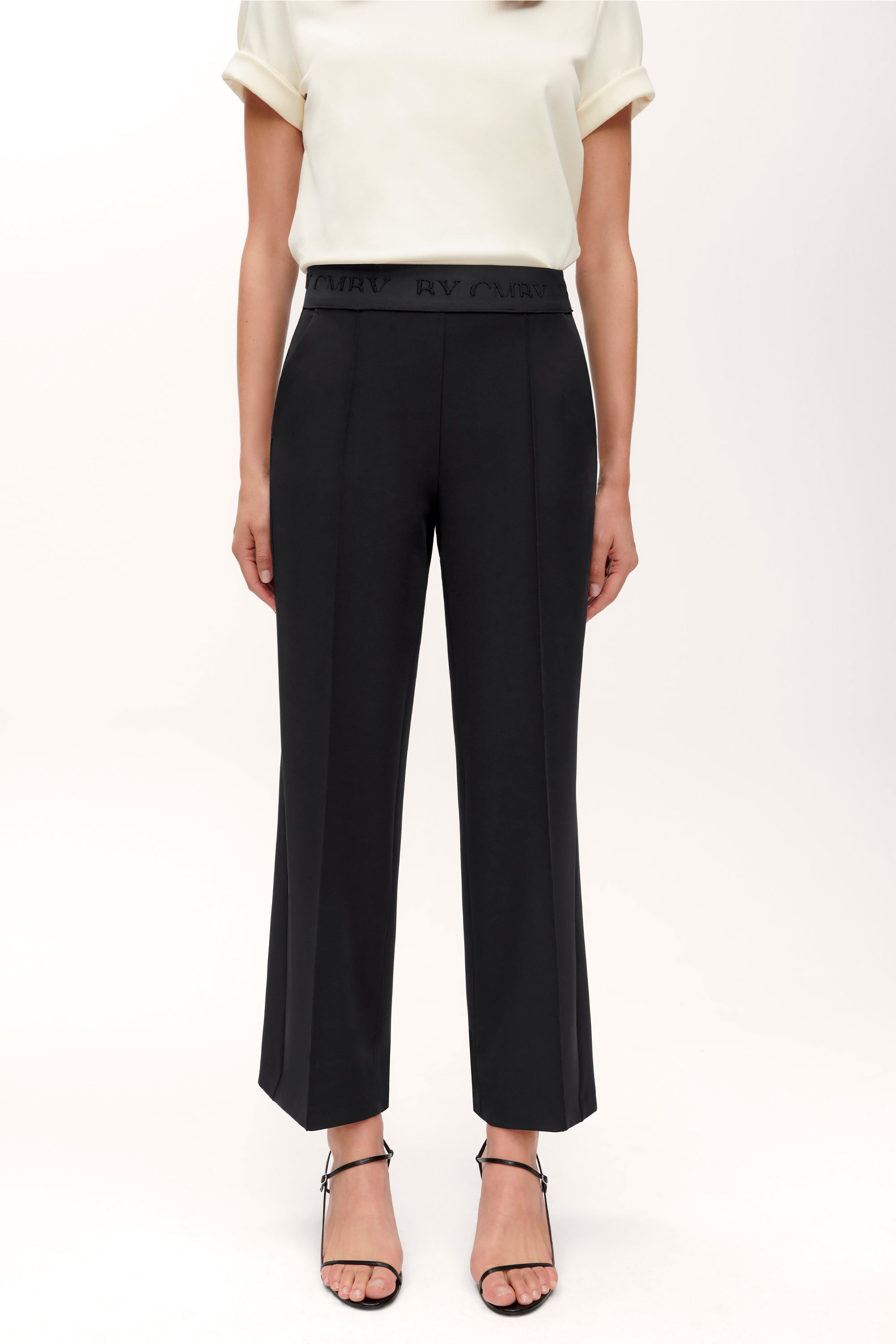 cambio-cameron-culotte-wide-leg-hose-7-8-schwarz image 2
