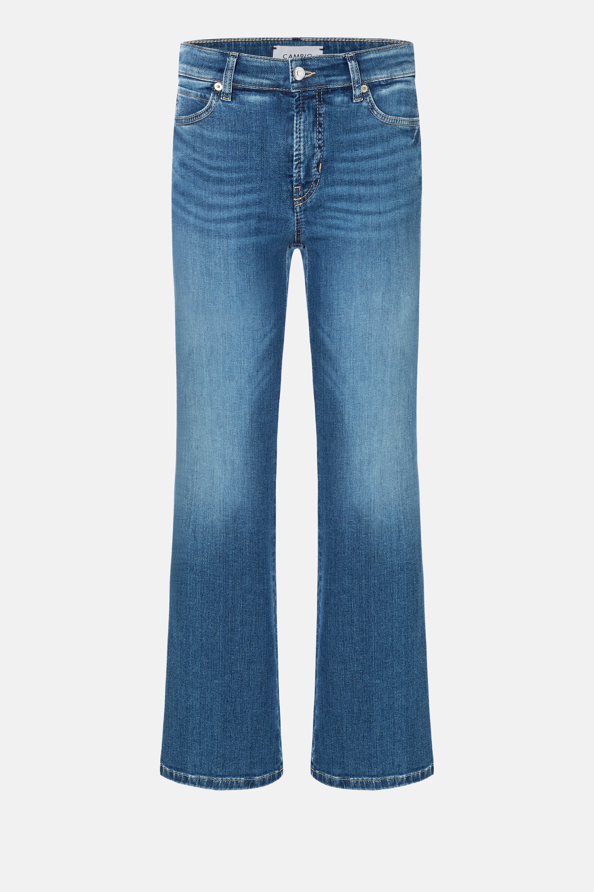 cambio-francesca-flared-jeans-in-verk-rzter-l-nge-superstretch-helles-blau image 4