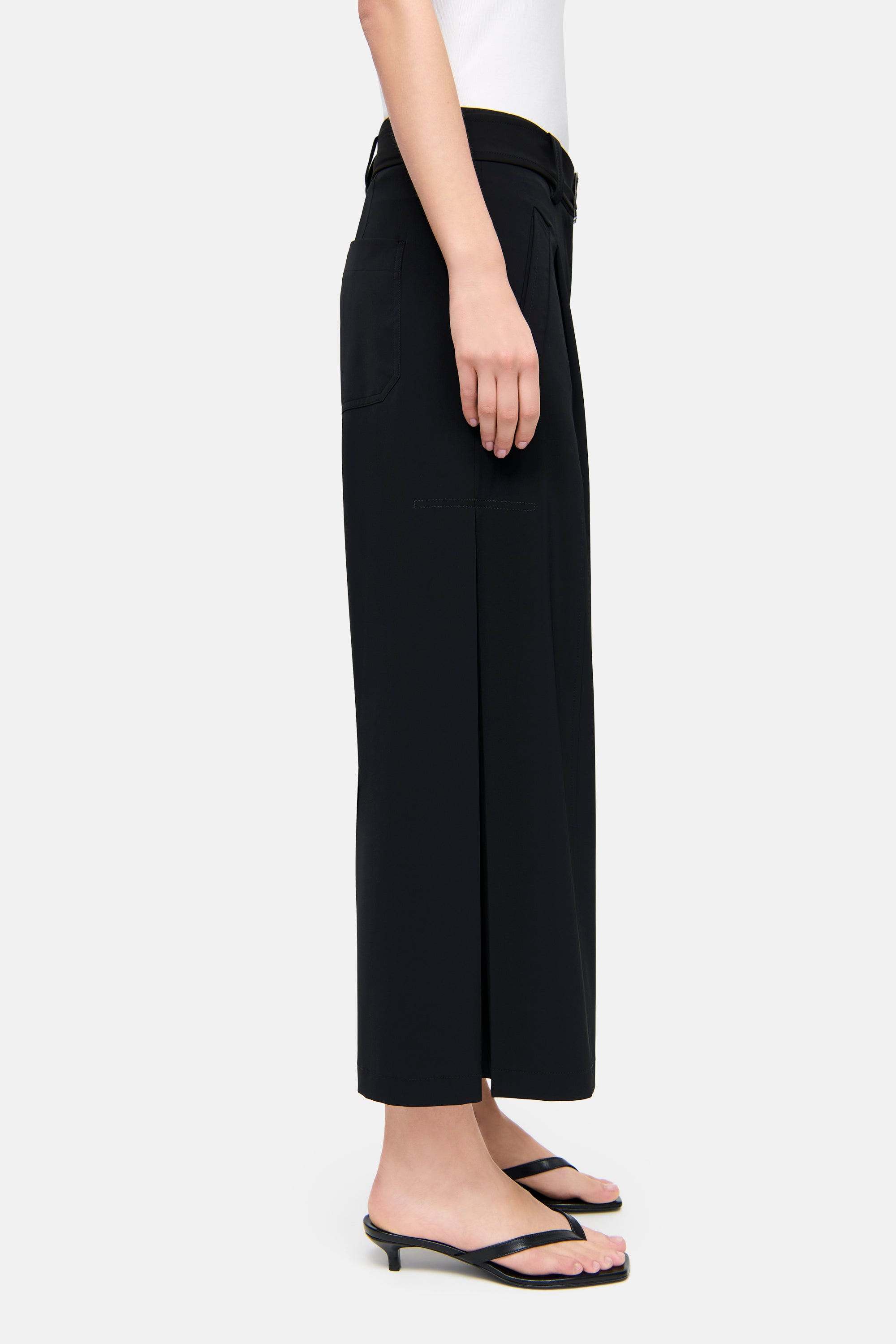cambio-celeste-wide-fit-hose-cropped-schwarz image 3
