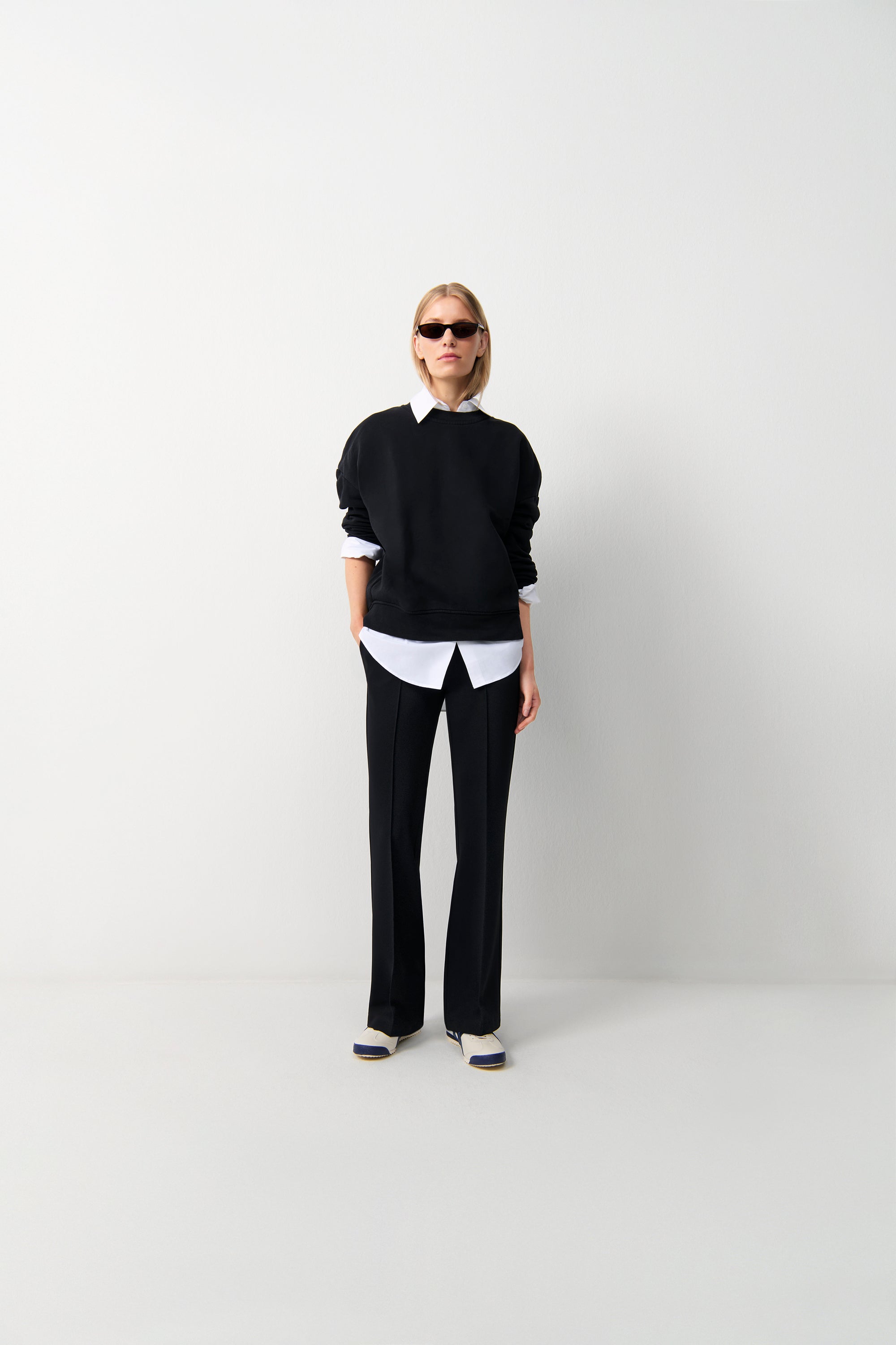 cambio-francoise-flared-fit-hose-schwarz image 1