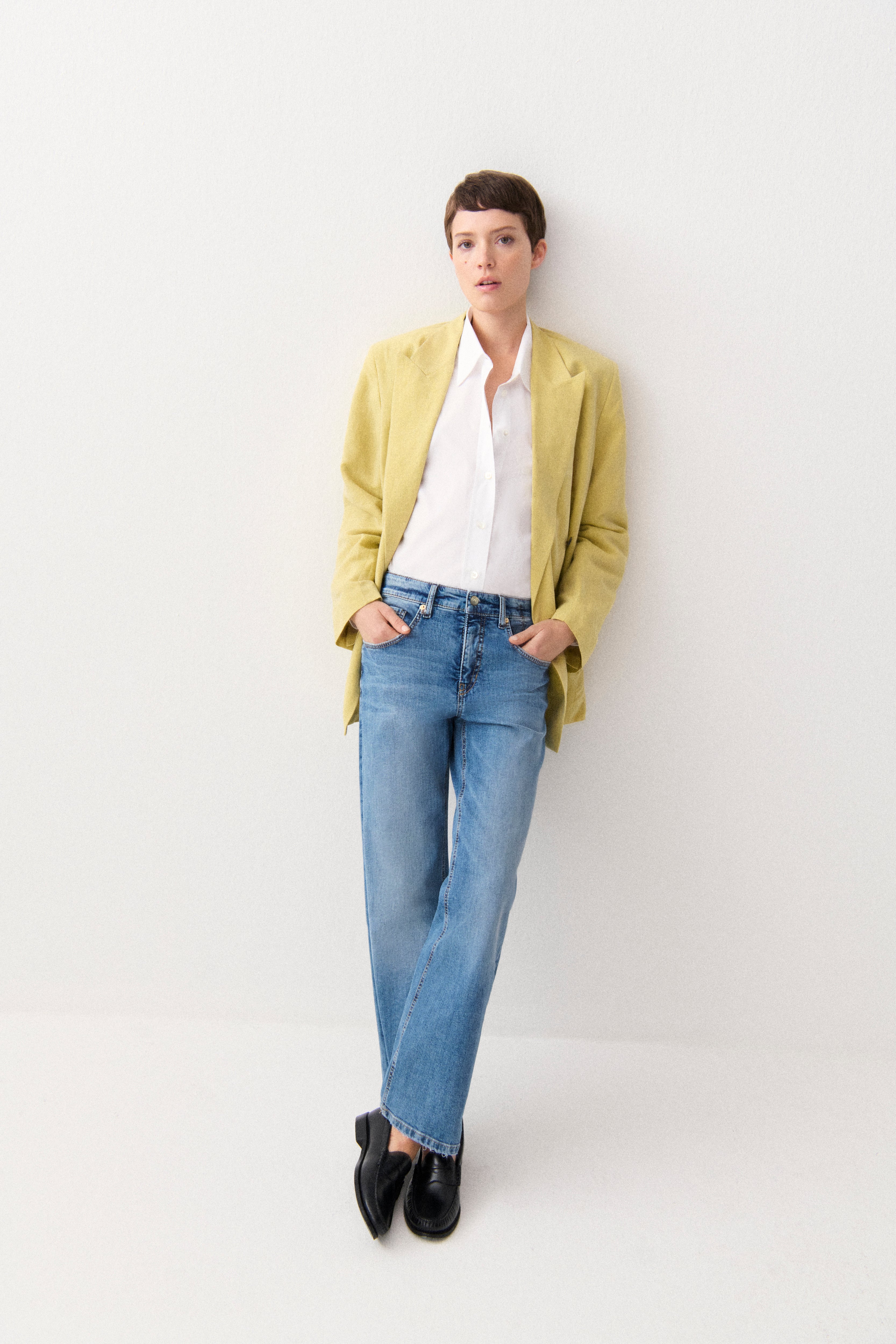 cambio-gaia-relaxed-straight-fit-jeans-in-verk-rzter-l-nge-umschlagdetail-sun-vi image 7