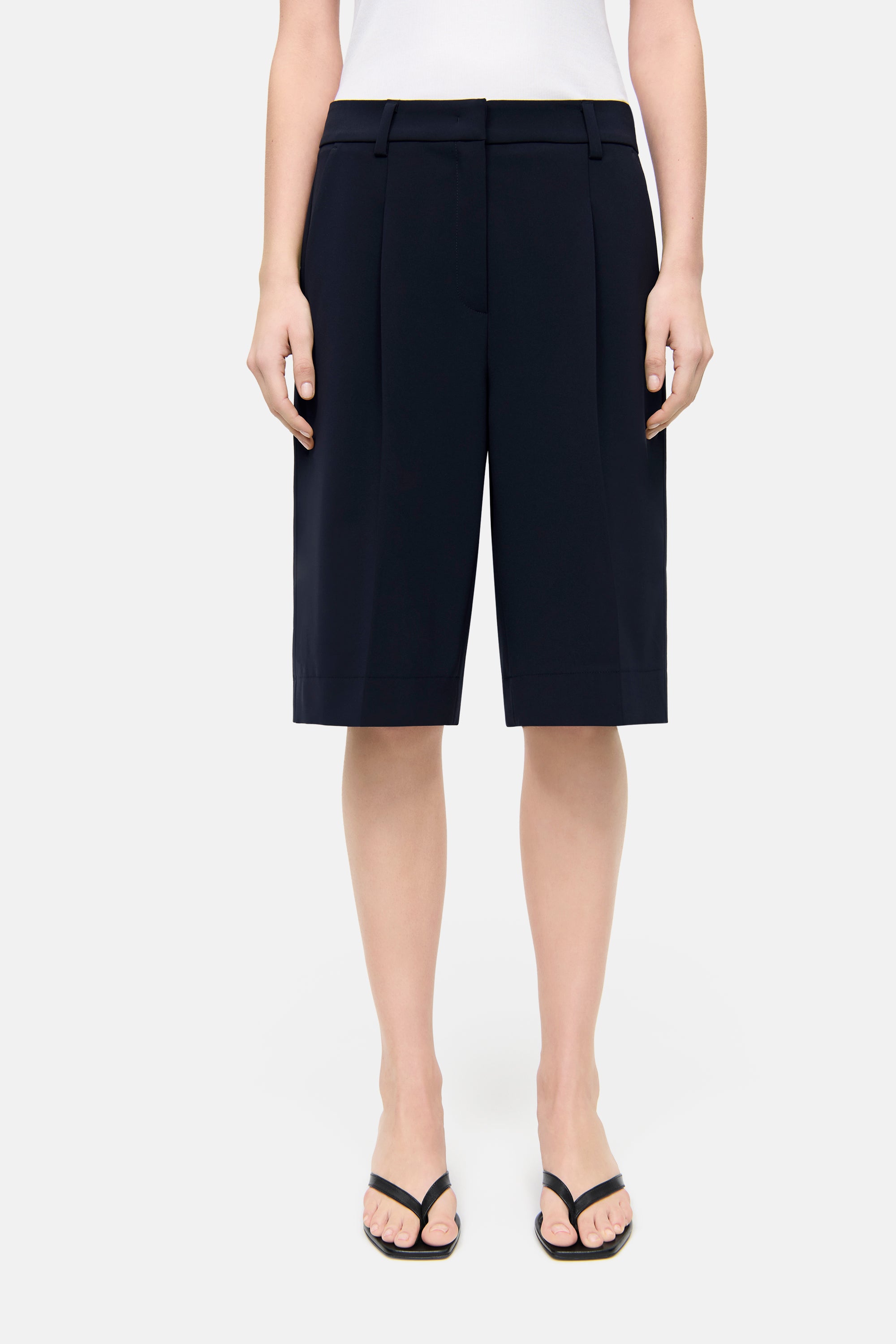 cambio-anna-bermuda-kurze-stoffhose-royal-navy image 3
