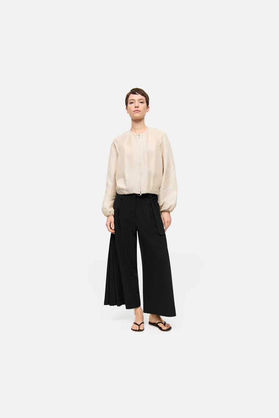 cambio-celeste-wide-fit-hose-cropped-schwarz image 1