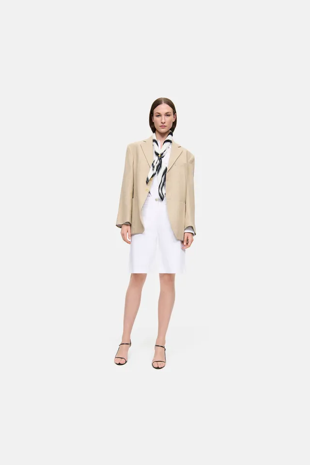 cambio-blake-bermuda-hose-in-wei-mit-knopfdetail-pure-white image 1