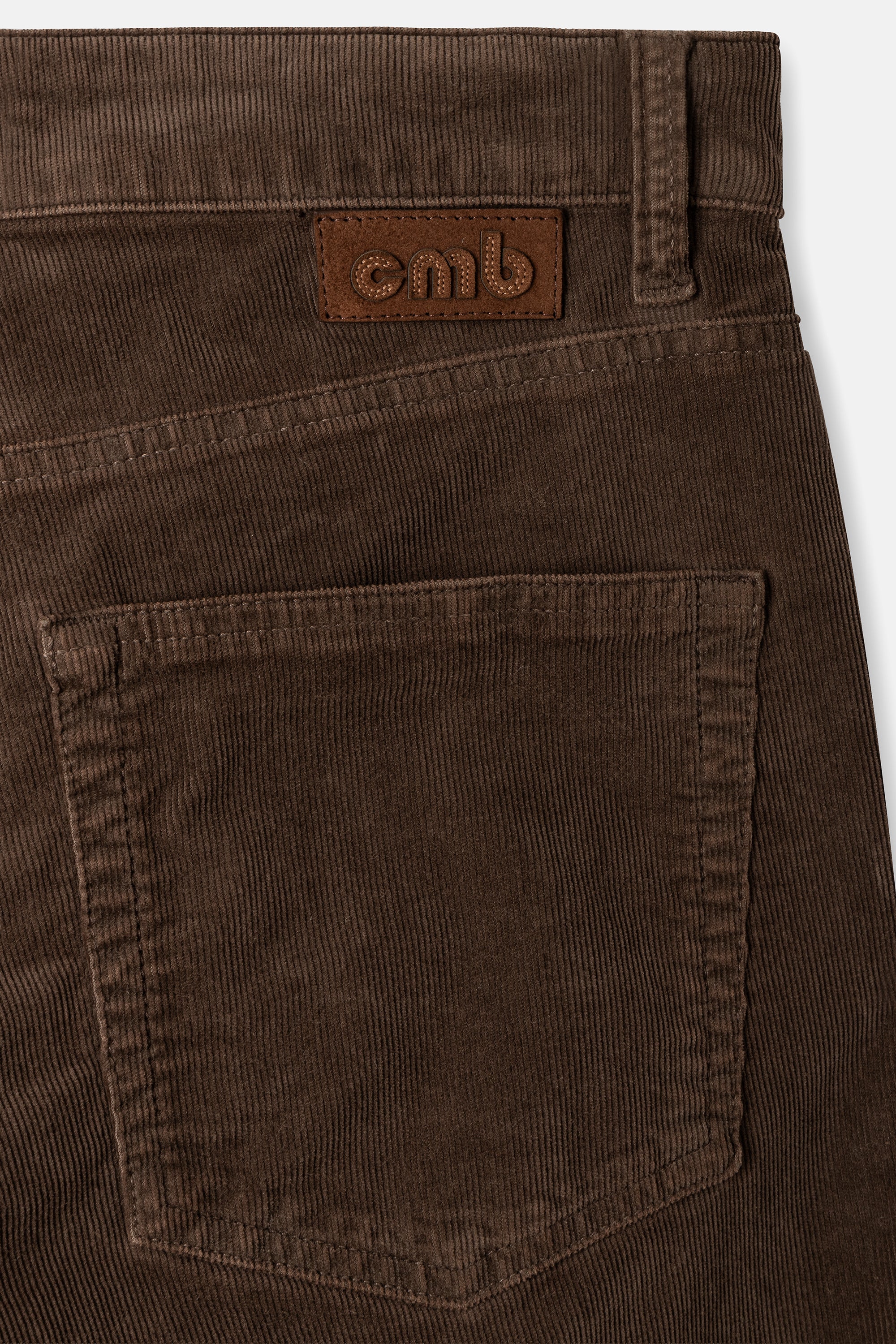 cambio-gini-straight-fit-hose-lang-in-feinem-cord-mocha-bark image 5