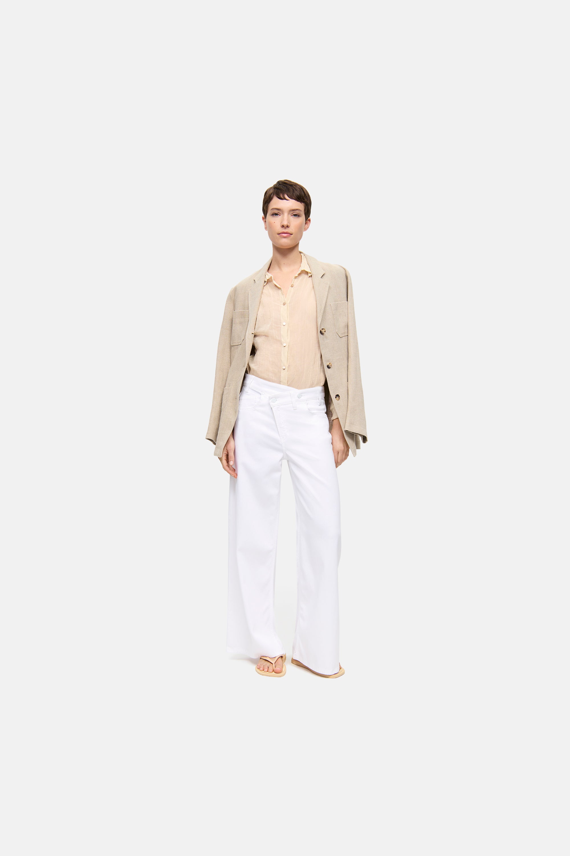 cambio-baggy-asymmetrical-hose-weit-geschnittenes-bein-mit-asymmetrischem-berlap image 1