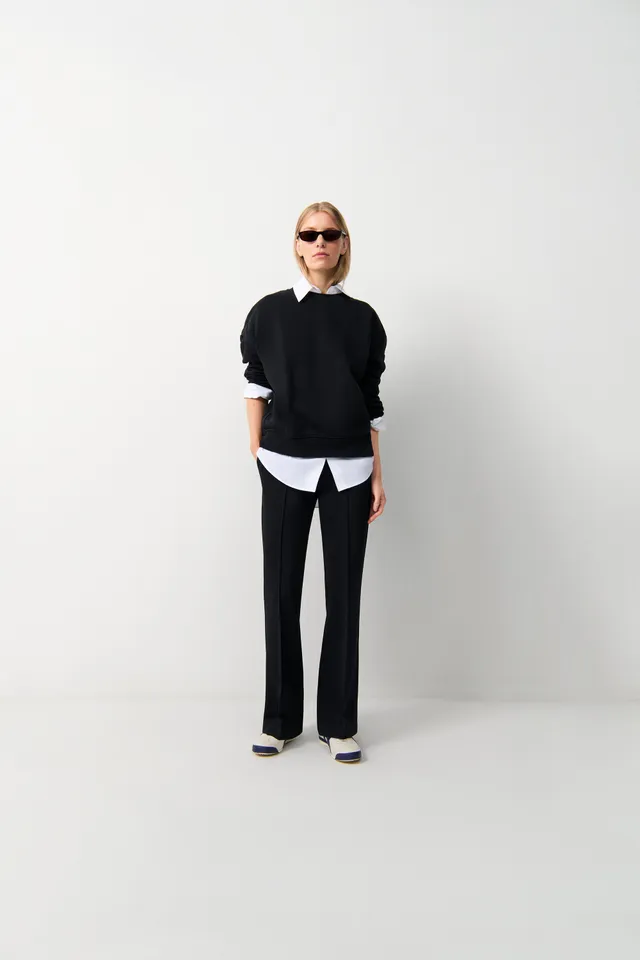 cambio-francoise-flared-fit-hose-schwarz image 1