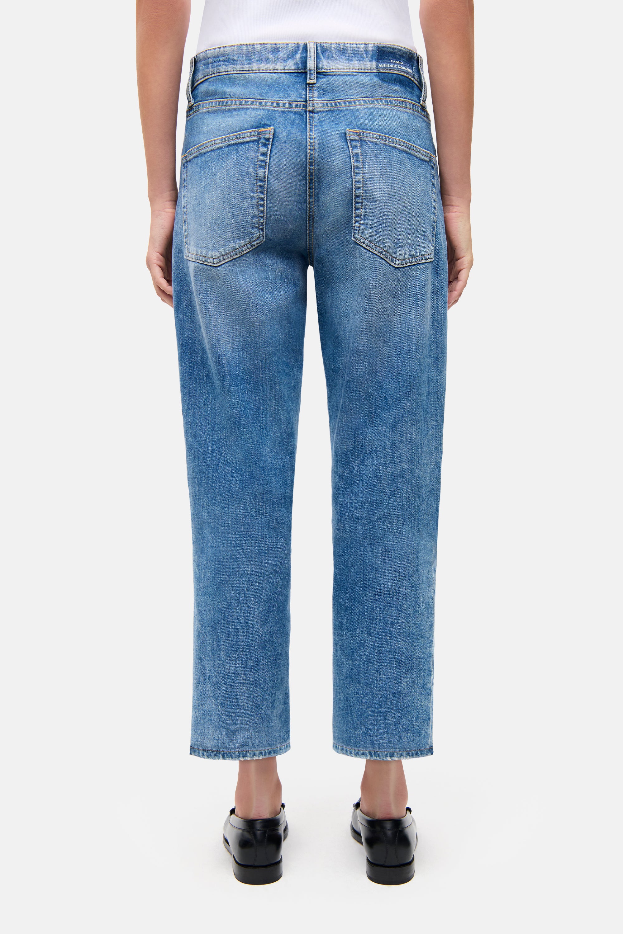 cambio-gini-straight-fit-jeans-cropped-mittelblau image 3