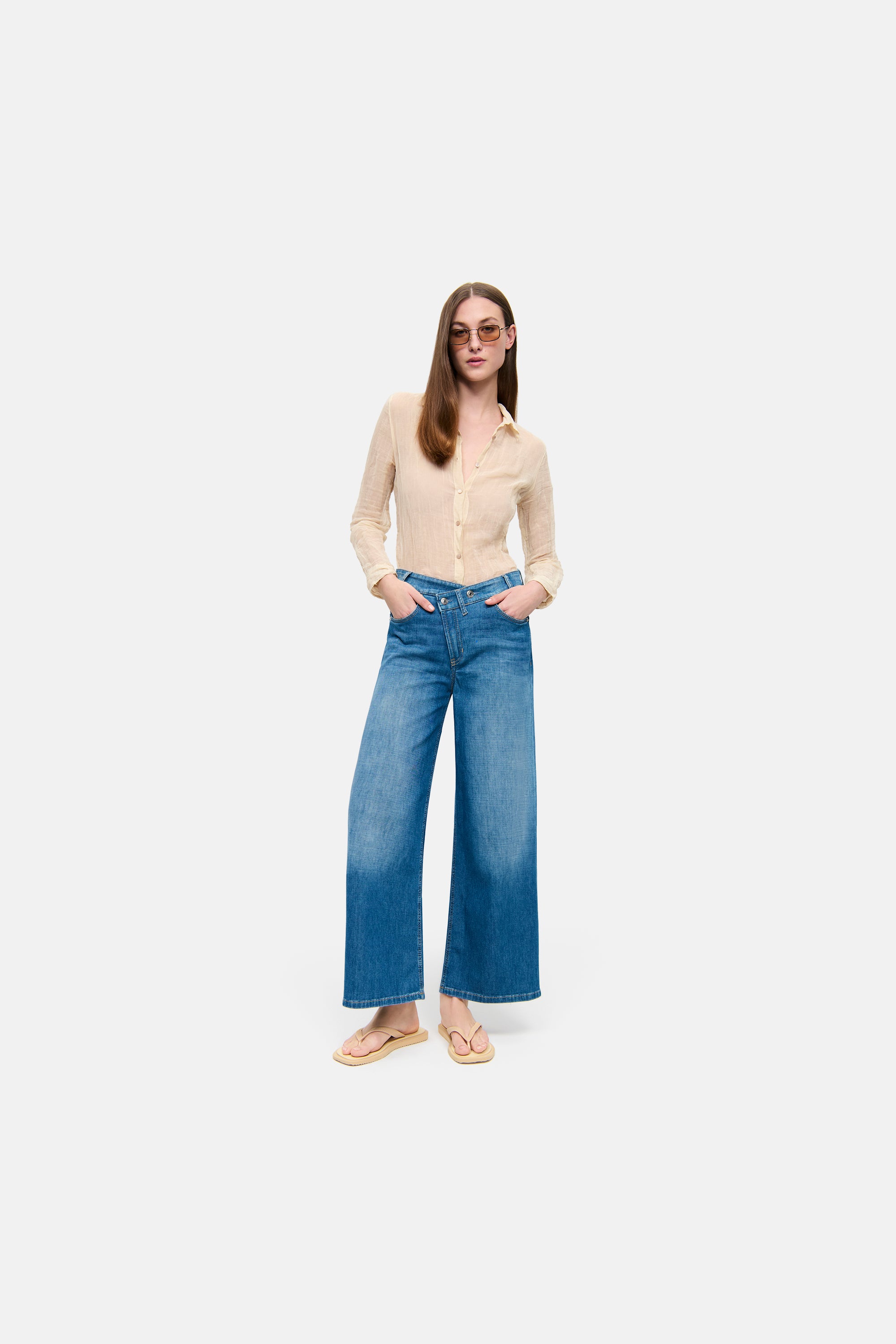 cambio-baggy-asymmetrical-wide-leg-jeans-full-length-sunny-medium-contrast image 1