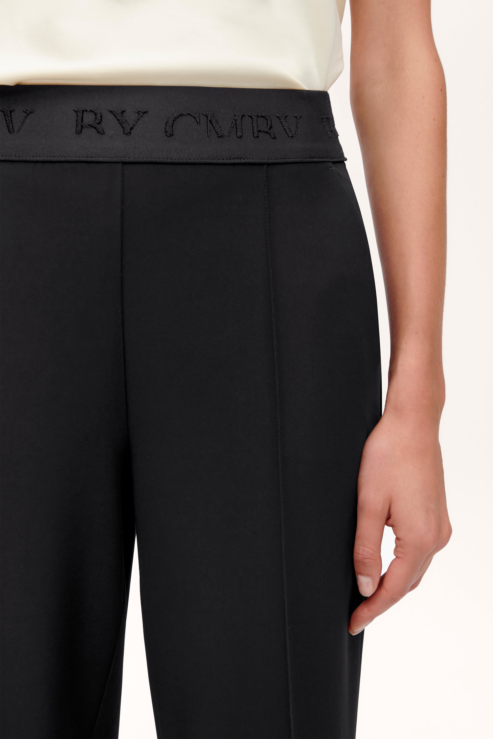 cambio-cameron-culotte-wide-leg-hose-7-8-schwarz image 4