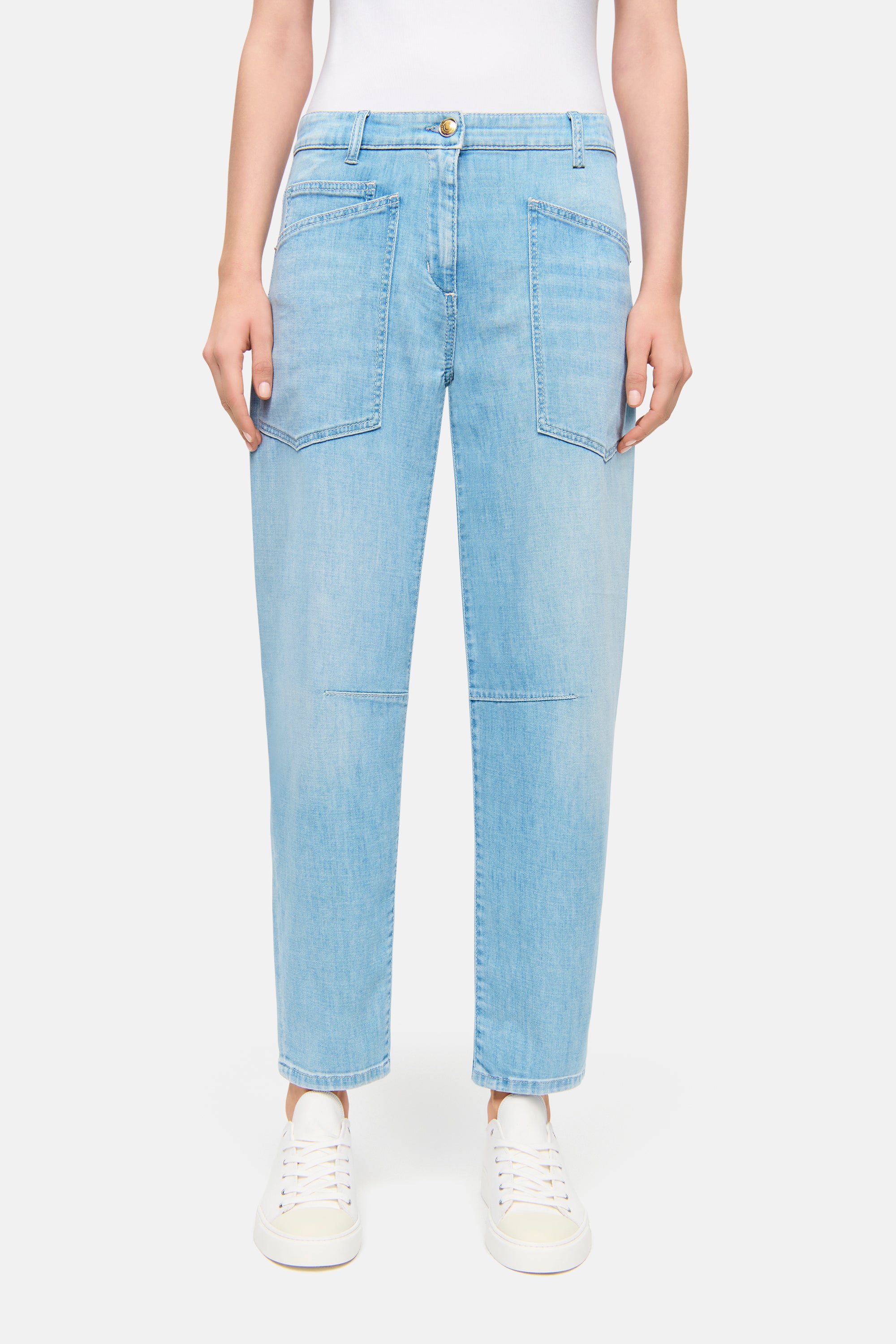 cambio-ocean-barrel-jeans-cropped-sunny-bleached image 2